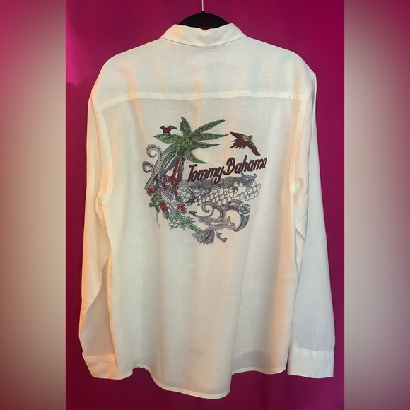 Tommy Bahama Other - Tommy Bahana 100% Linen Embroidered Shirt